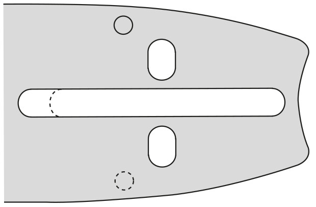 20 Führungsschiene 45 cm 3/8'' 1.3 mm - 2