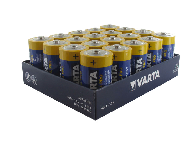 VARTA Alkaline Batterie Baby C / LR14 20er Karton - 1