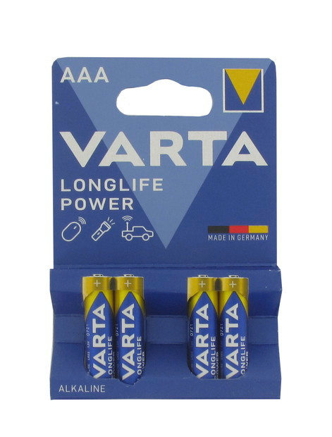 VARTA Alkaline Batterie Micro AAA / LR03 4er Blister - 1
