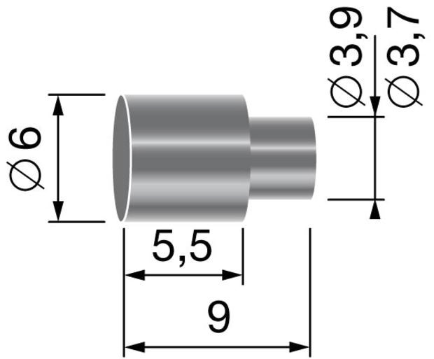 Endstück-Bowdenzughülle Ø 5,0 mm - 1
