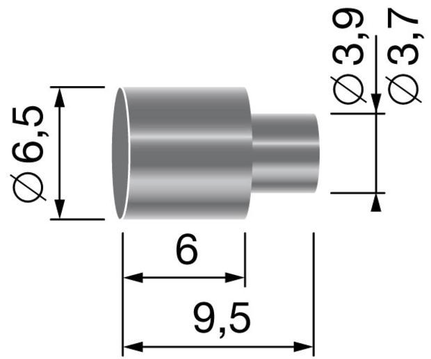 Endstück-Bowdenzughülle Ø 5,5 mm - 1