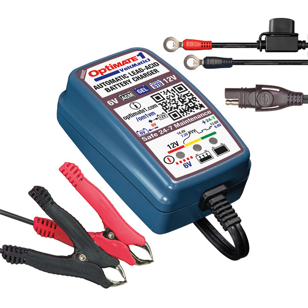 OptiMate 1 VoltMatic 6V/12V Ladegerät - 1