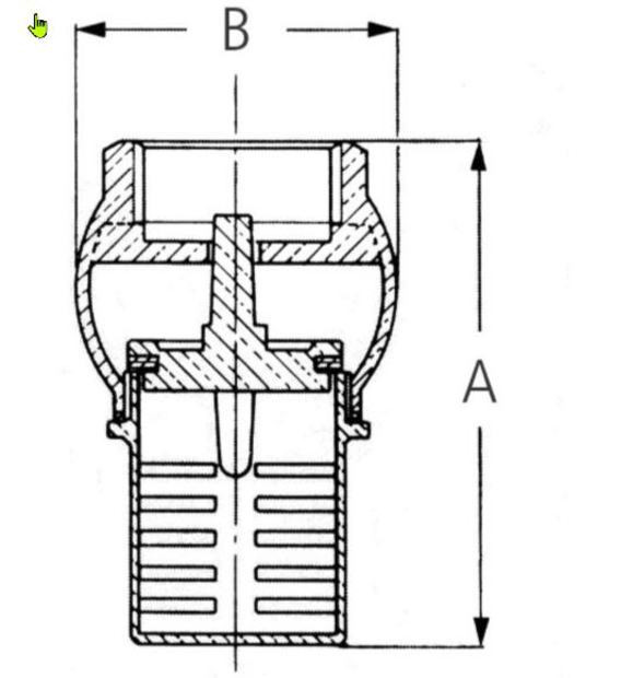 GEKA Fussventil 2" - 2