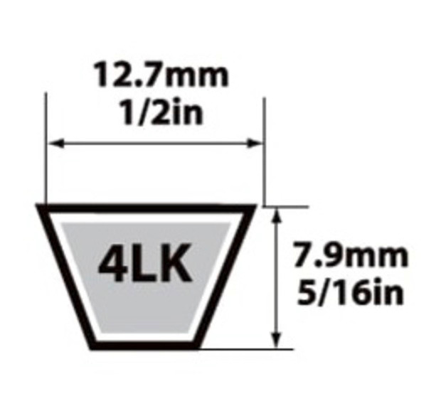 MITSUBOSHI Keilriemen Super KB 4LK51 - 4