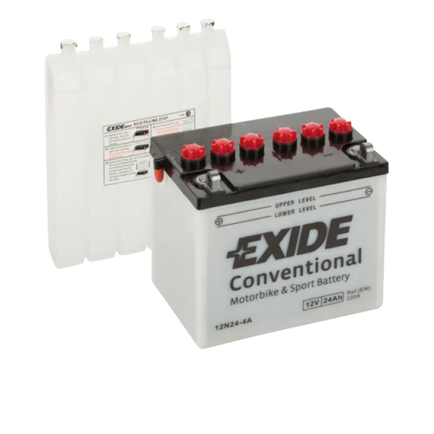 EXIDE Batterie 12N24-4A - 1