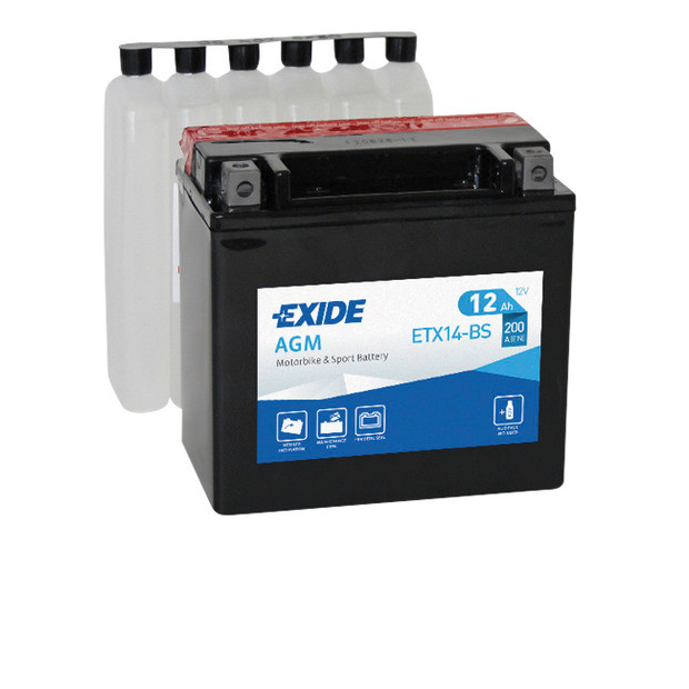 EXIDE Batterie ETX14-BS - 1