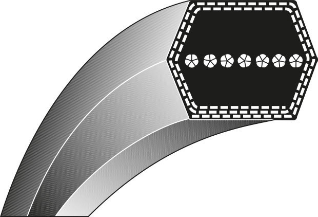 SKANA Doppelkeilriemen - AA / HAA  - 1