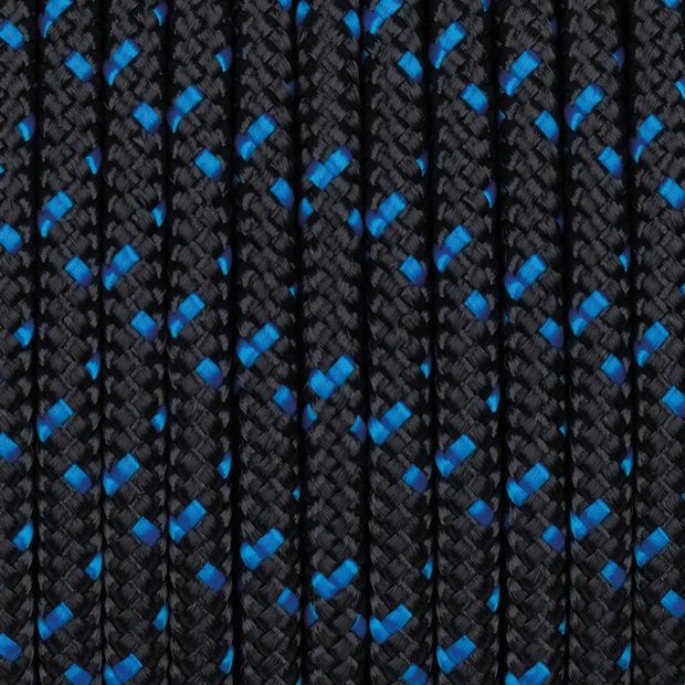 Starterseil - Schlauchgeflecht, schwarz, 100 m Rolle - 2