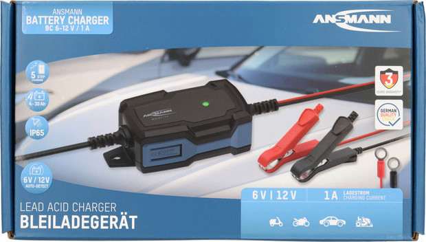 ANSMANN Batterie-Ladegerät BC 6-12 / 1.0 - 1