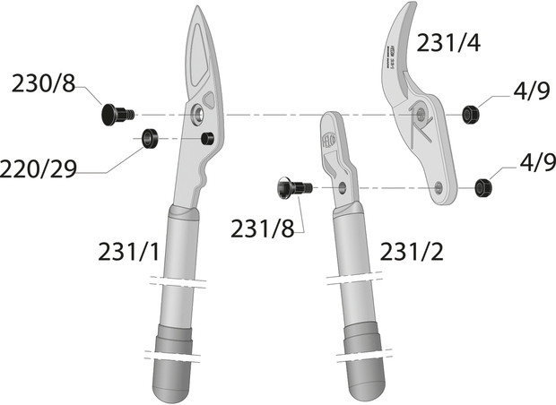 FELCO Astschere 231 - 1