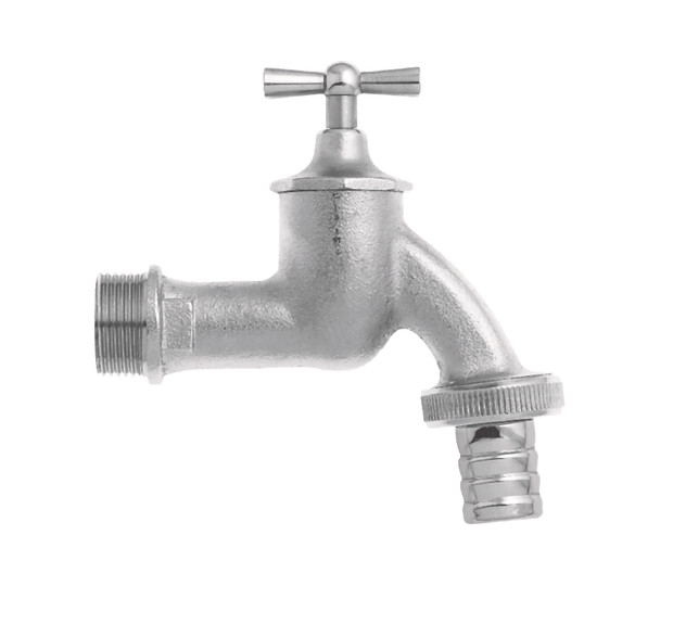 GEKA Wasserhahn mit Schlauchverschraubung 1/2'' verchromt - 1