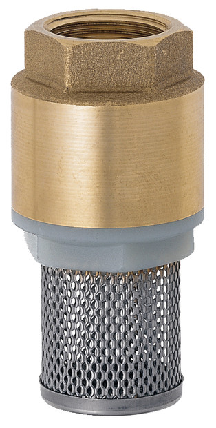 GEKA Fußventil G1 1/4" mit Edelstahlsaugkorb  - 2