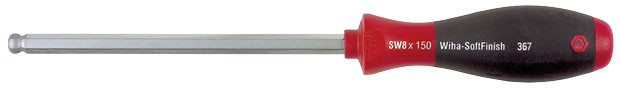 WIHA Sechskant-Kugelkopf-Schraubendreher SoftFinish® 4.0 x 100 mm - 1