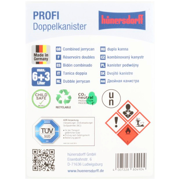 Doppelkanister 6.0 x 3.0 l transparent - 7
