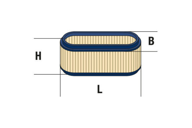 HONDA Ovalluftfilter 17210-ZE3-505 - 4