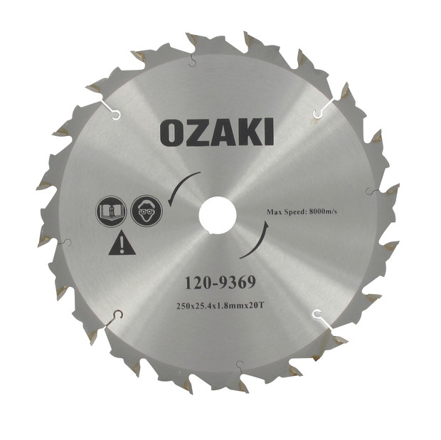 20-Zahnmesser 250 x 25.4 x 1.8 mm - 1