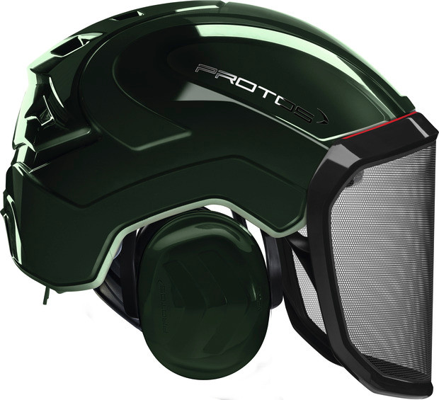 PROTOS Forest EN 397 mit G16 Visier – Helm einfarbig - 8