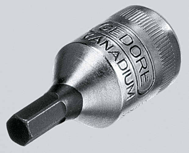 Schraubendrehereinsatz 1/4" Innen-6-kant 5 mm - 1