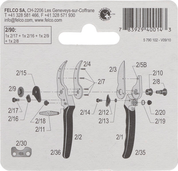 FELCO Reparatursatz 2/90 - 2