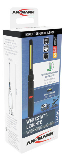 ANSMANN LED Akku Arbeitsleuchte IL500R - 3