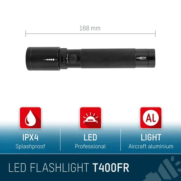 ANSMANN LED Taschenlampe Future T400FR - 8