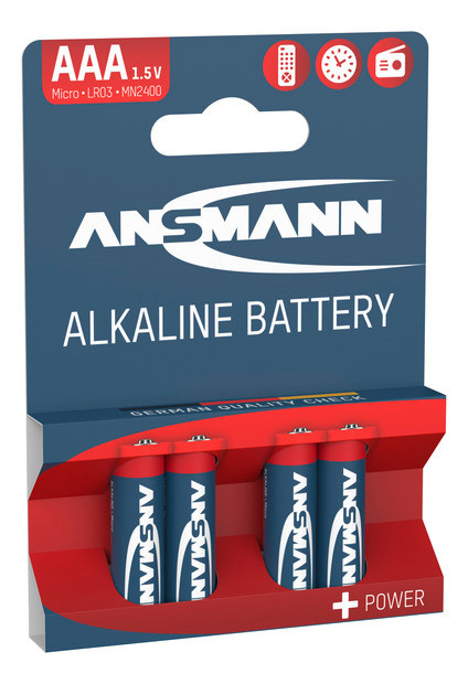 ANSMANN Alkaline AAA / LR03 4er Blister - 2