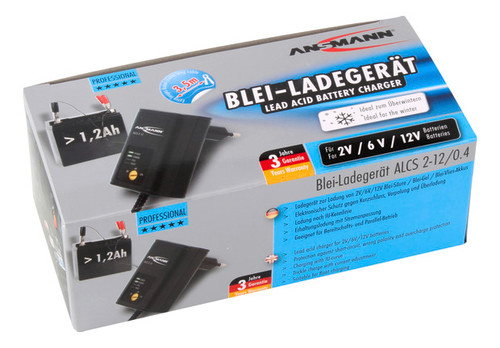 ANSMANN Batterie-Ladegerät ALCS 2-12 / 0.4 - 4