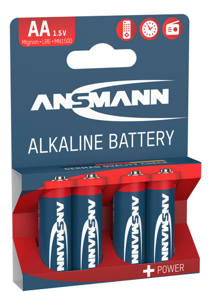 ANSMANN Alkaline AA / LR6 4er Blister - 1