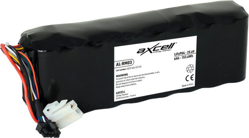 Li-Ion Batterie LiFePo4 25.6 V / 6 Ah passend für ROBOMOW - 1