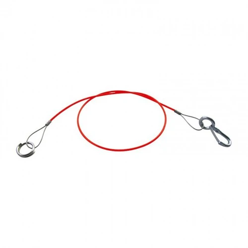 Abreißseil mit Ring, Länge 1000 mm, rot - 1