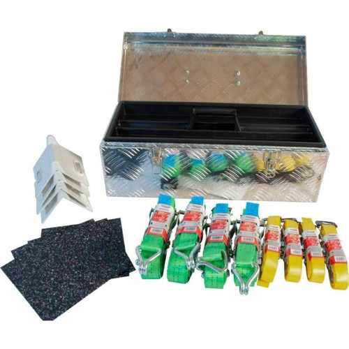 Zurrgurt-Kofferset, mit Alu-Werkzeugbox - 1