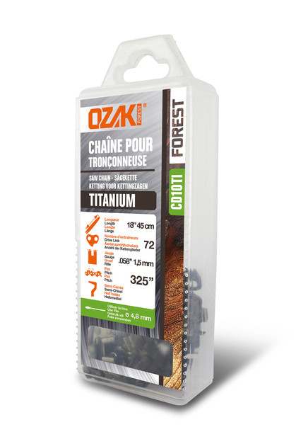 OZAKI FOREST TITAN Kette 0,325'' HM 1.5 mm - 72TG - Profi - 1
