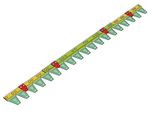 ESM Mähmesser 107 cm - 21 Klingen - Schwinghebel - 1