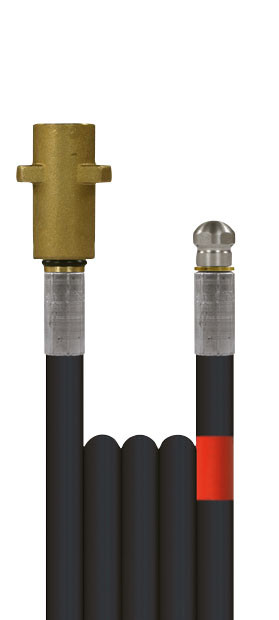 Hochdruck-Rohrreinigungsleitung 200 bar K x 1/8" 15 m - 1