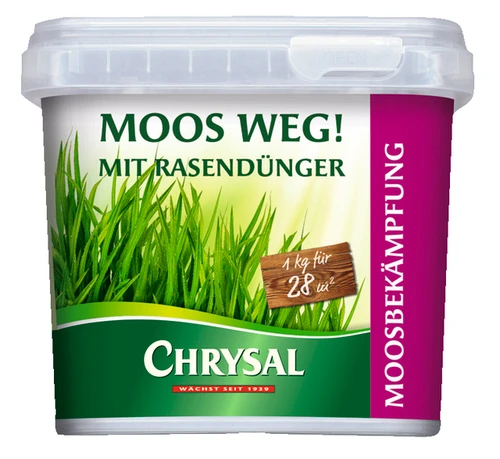 CHRYSAL Moos Weg! Mit Rasendünger 1.0 kg - 1