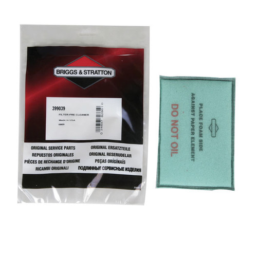 B&S Vorluftfilter 399039 - 2