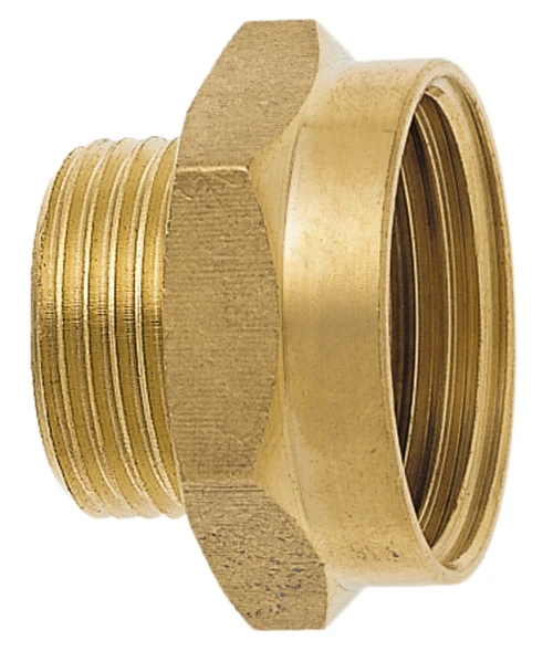 GEKA Gewindenippel mit G1/2" IG- und G3/8" AG - 1