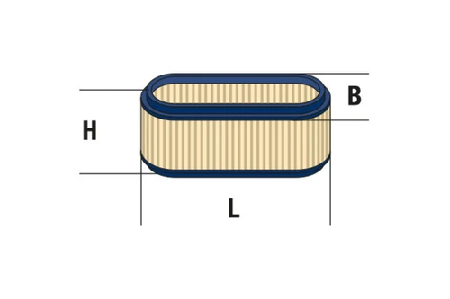 Luftfilter (oval) ersetzt HUSQVARNA 578 12 09-01 - 2