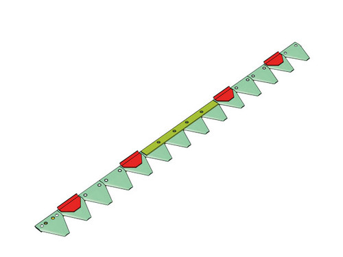 ESM Mähmesser 122 cm - 16 Klingen - Fingerbalken - 1