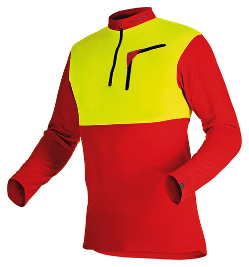 PFANNER Zipp-Neck Shirt lang - 1