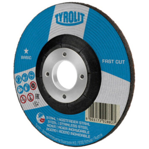 TYROLIT BASIC FASTCUT Schruppscheibe A30P-BFB 115 x 6 x 22.23 mm - 2