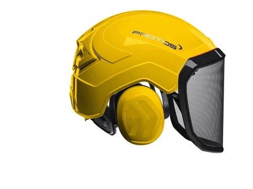 PROTOS Forest EN 397 mit F39 Visier – Helm einfarbig - 2