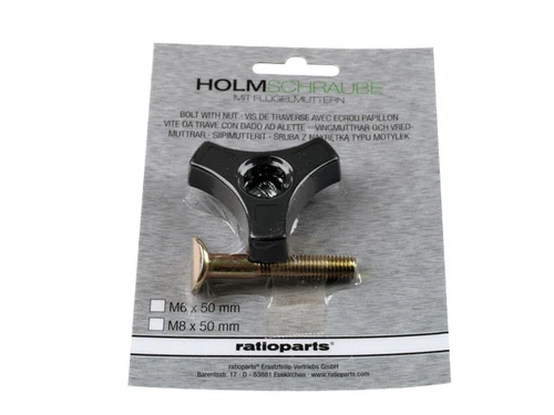 Holmschraube + Knebelmutter M8 x 50 mm - 1
