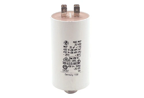 Kondensator mit Flachanschluß M8 - 20μf - 1