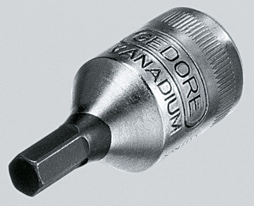 Schraubendrehereinsatz 1/4" Innen-6-kant 6 mm - 1