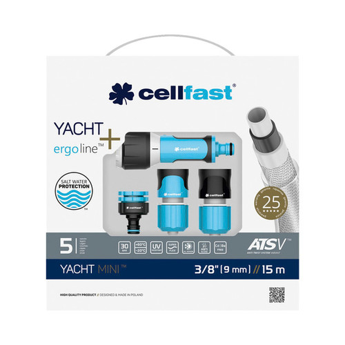 CELLFAST Schlauchset YACHT MINI 3/8" 15 Meter - 1