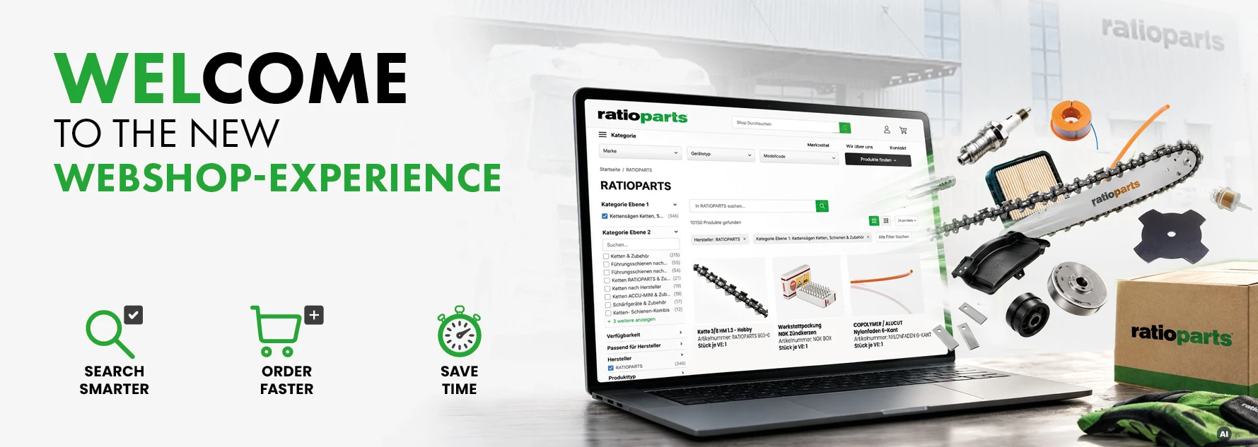 New ratioparts online shop