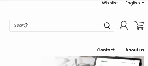 Product search in the ratioparts online shop