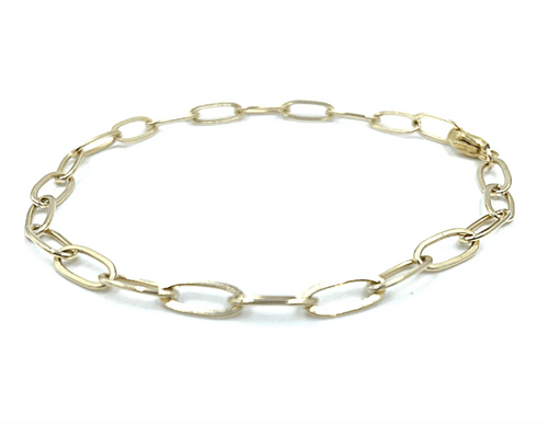 Essential Paperclip Links Bracelet in 14k Gold Fill