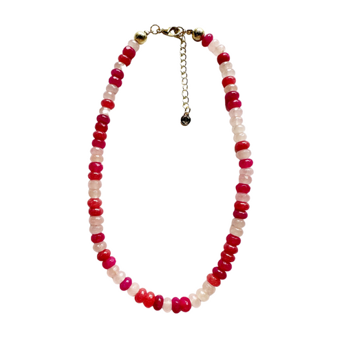 Palermo Short Necklace Cotton Candy